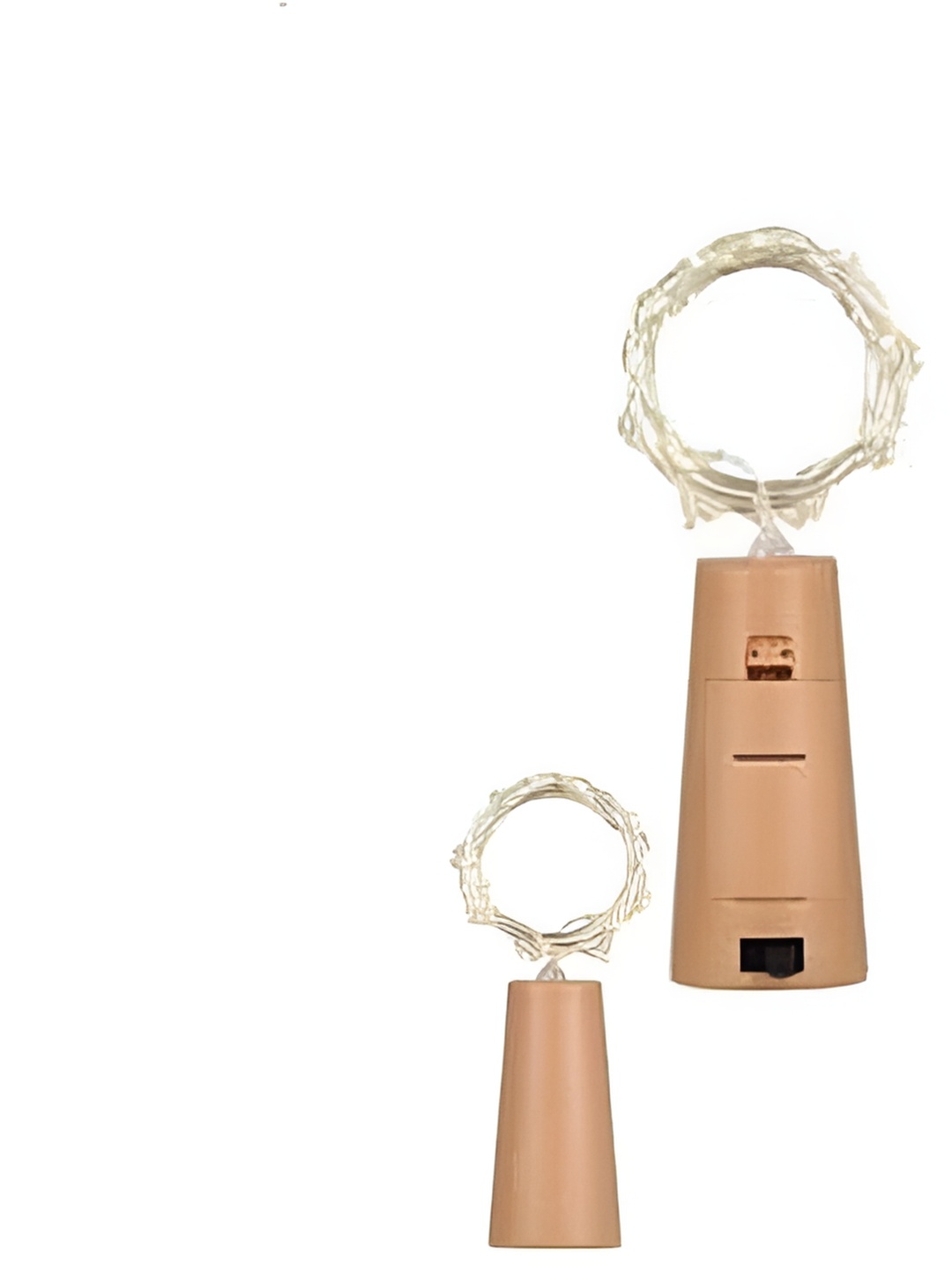 

ENORMITY Yellow Rice Shape String Lights, Gold