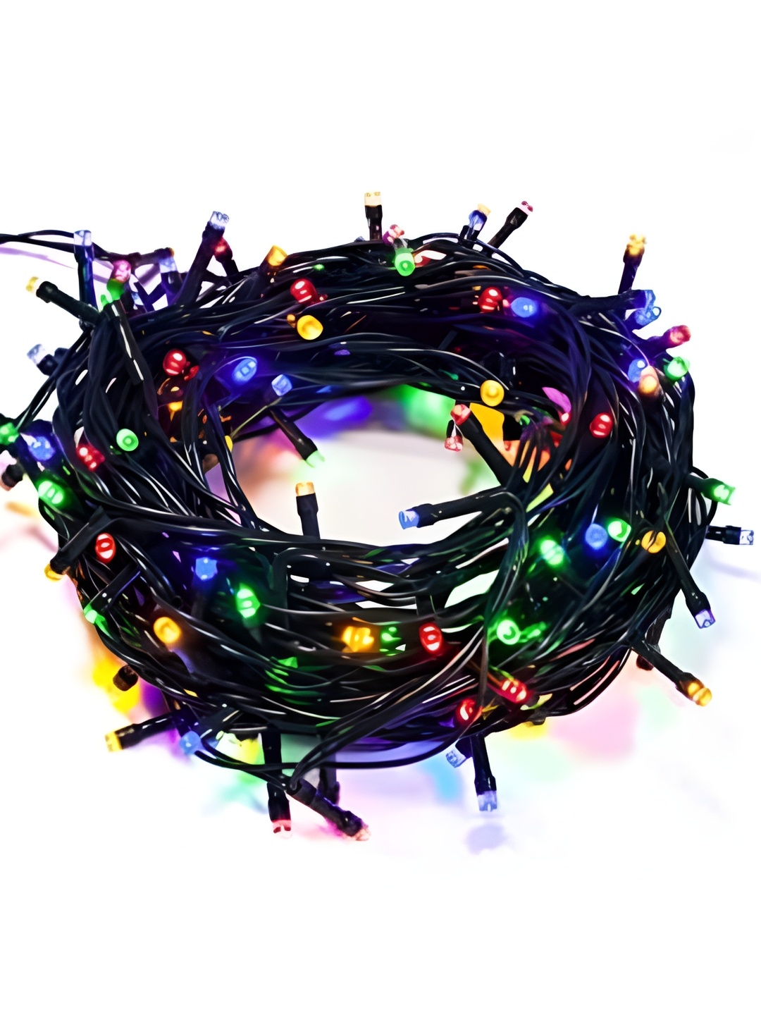 

ENORMITY Blue & Green Rice Shape String Light, Yellow