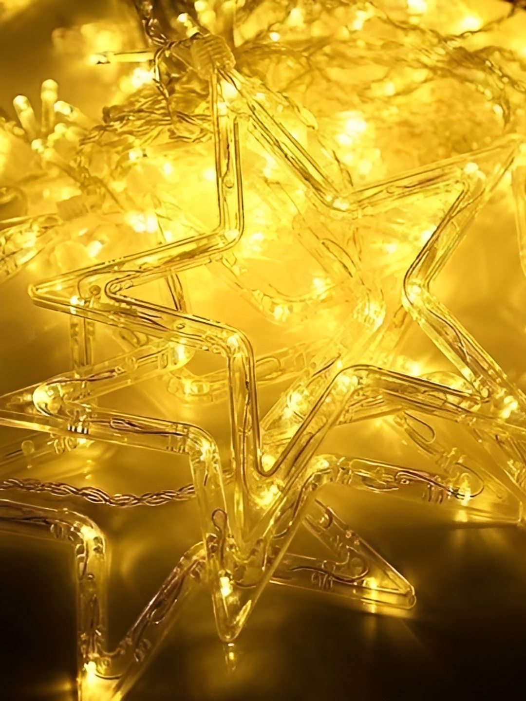 

ENORMITY Yellow Star Shaped String Lights