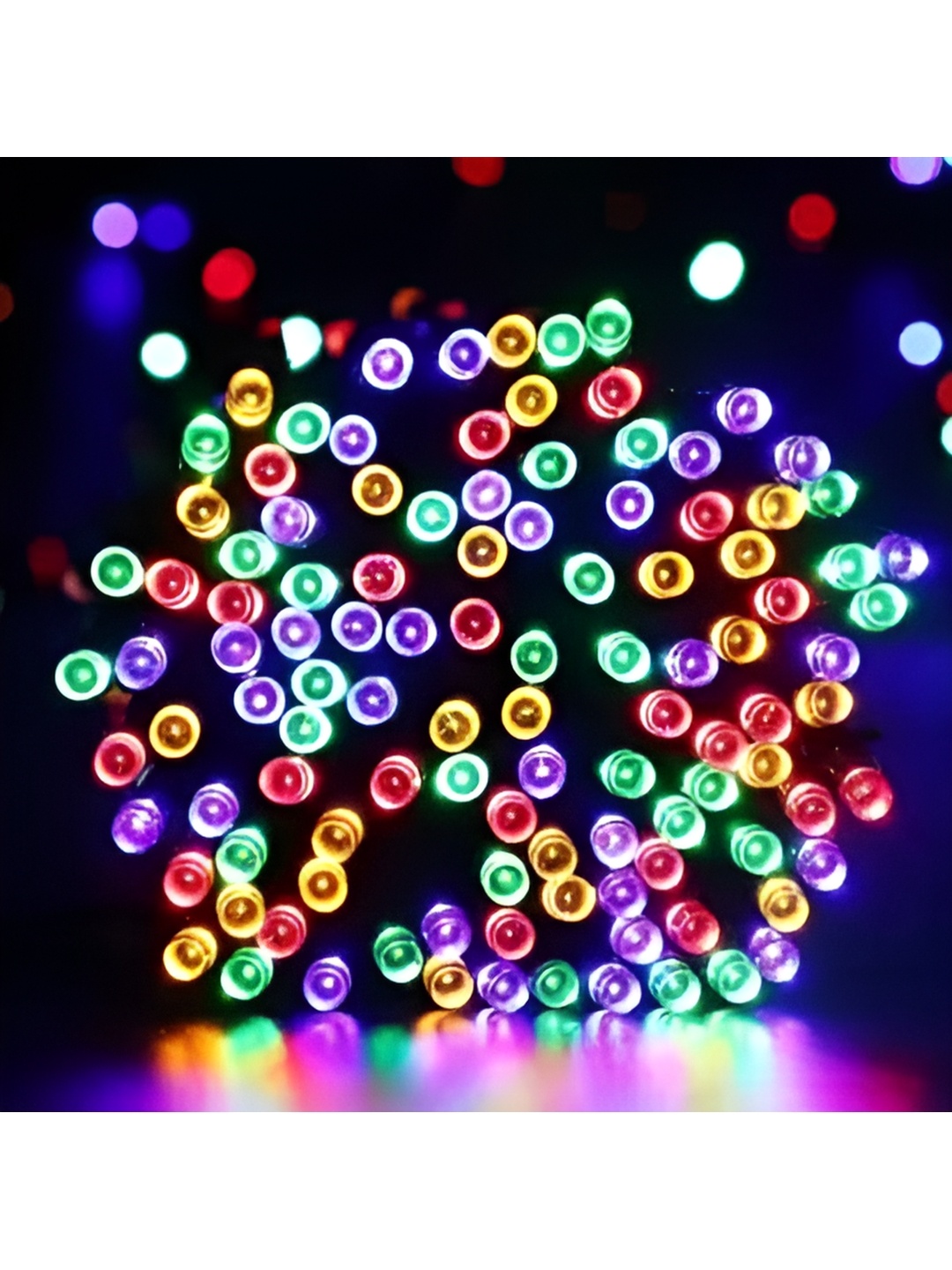 

ENORMITY Blue & Red Rice Shape String Light
