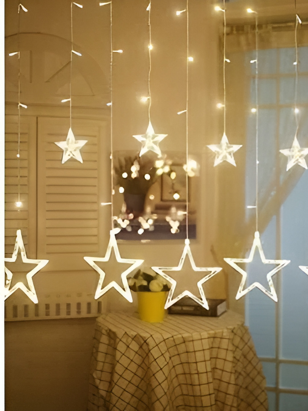 

ENORMITY Yellow Star Shape String Lights
