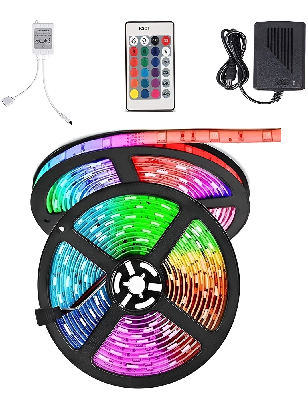 

ENORMITY Blue & Green Rice Shape String Lights