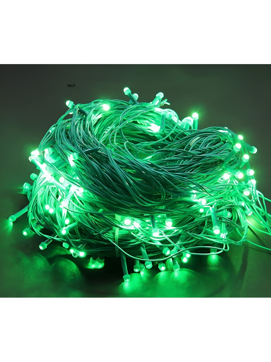 

ENORMITY Green Rice Shaped LED String Lights With Controller