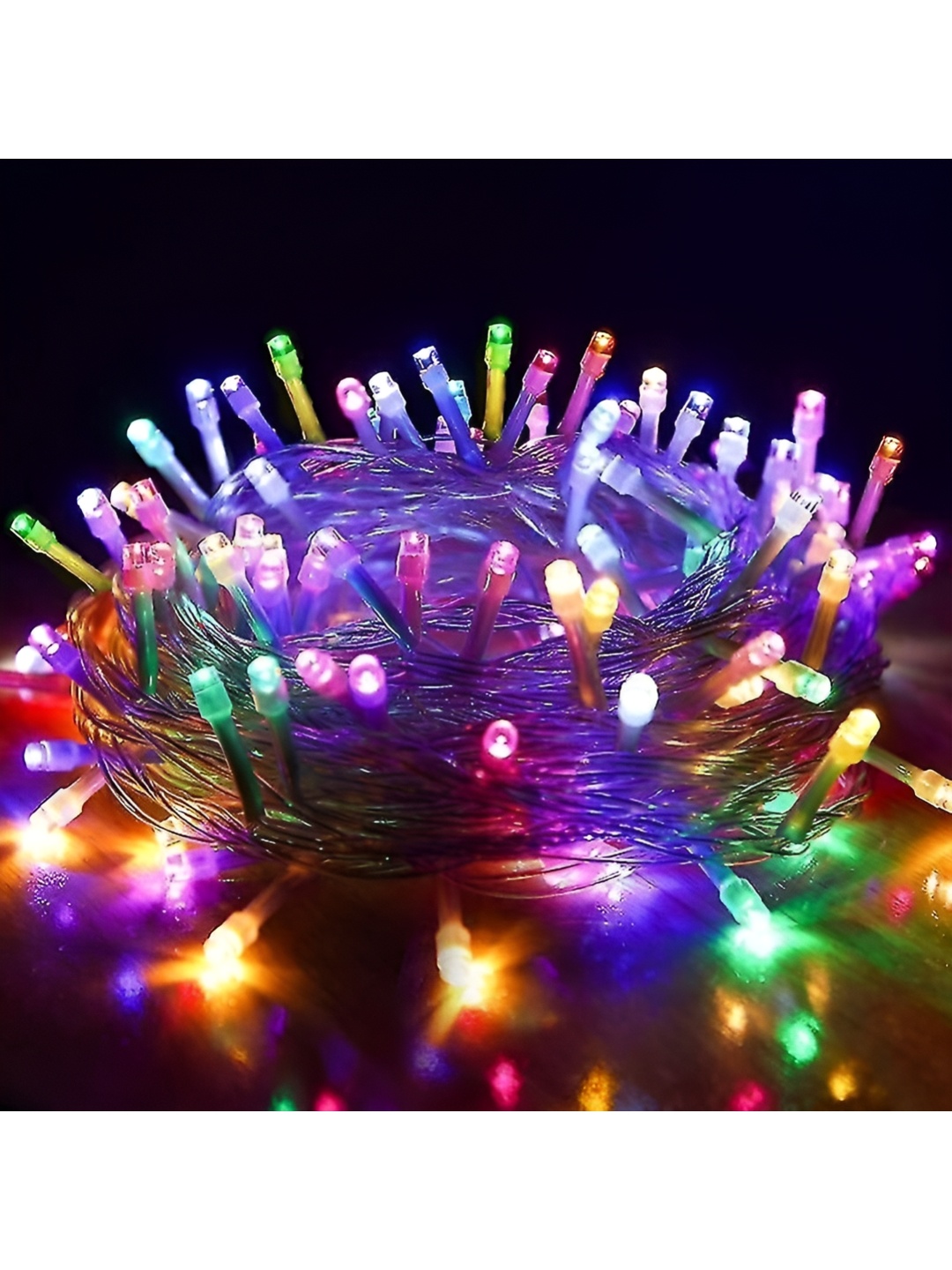 ENORMITY Green & Blue Rice Shape Bulb String Lights