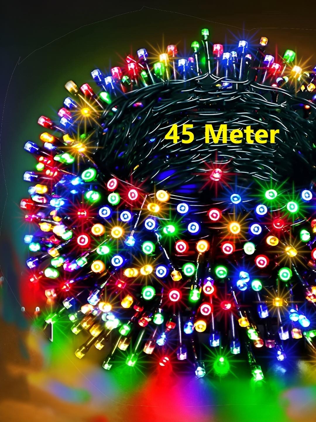 

ENORMITY Blue & Green Rice Shape String Light