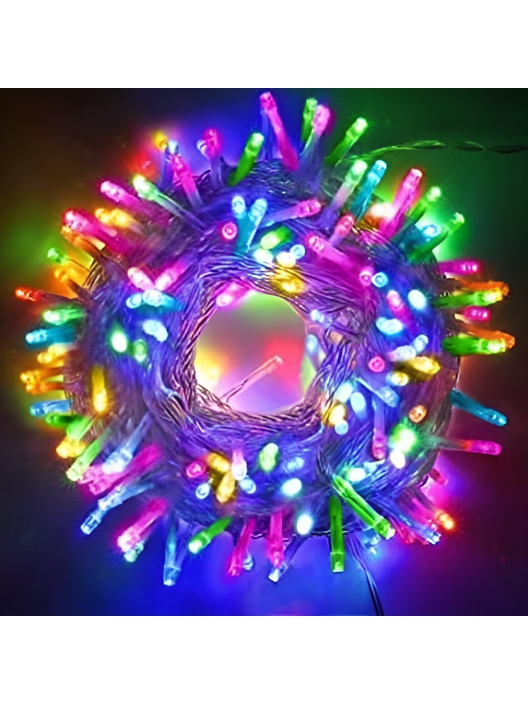 ENORMITY Green & Blue Rice Shape Bulb String Lights