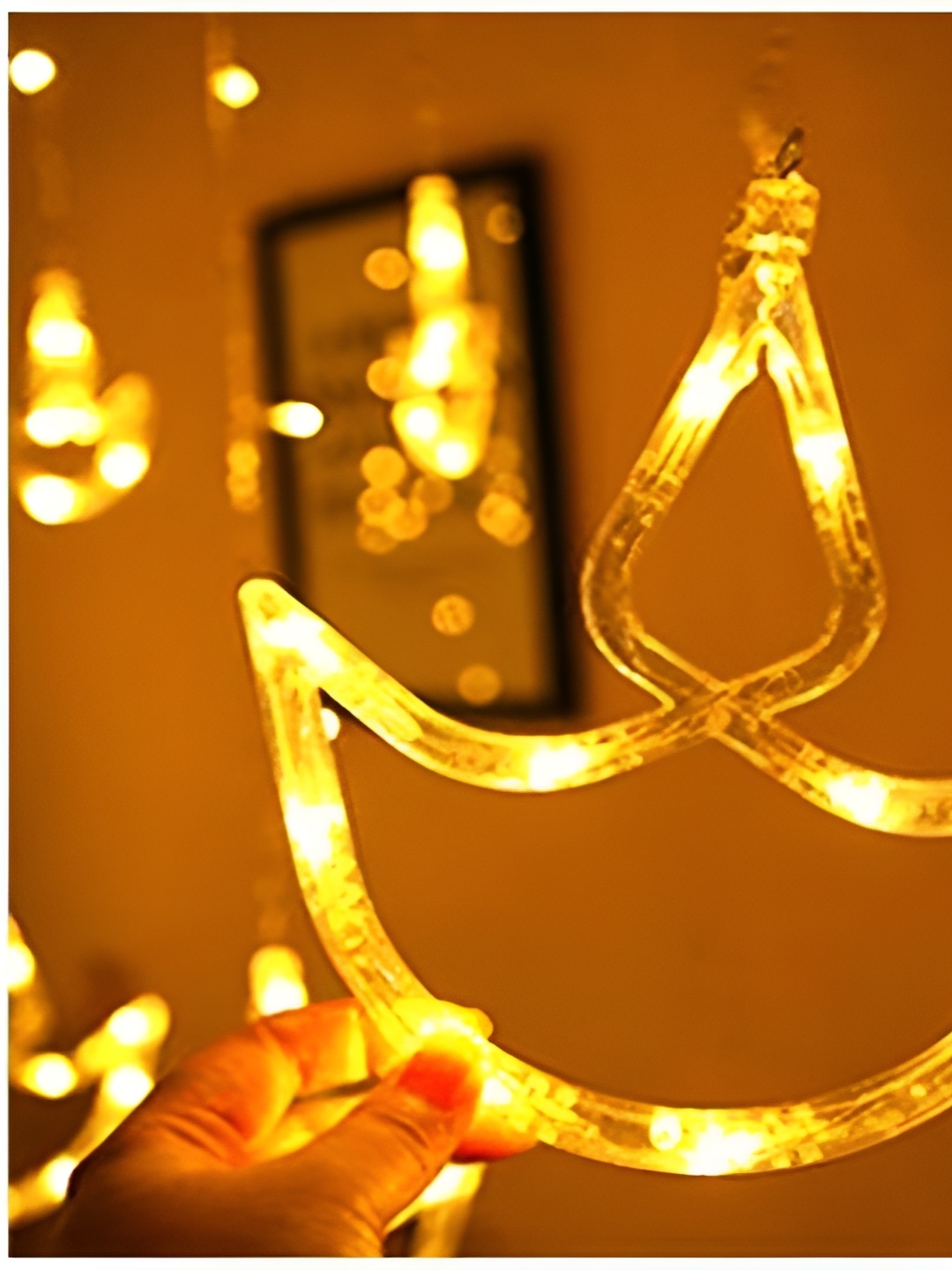 

ENORMITY Yellow & White Diya Shape Bulb String Lights