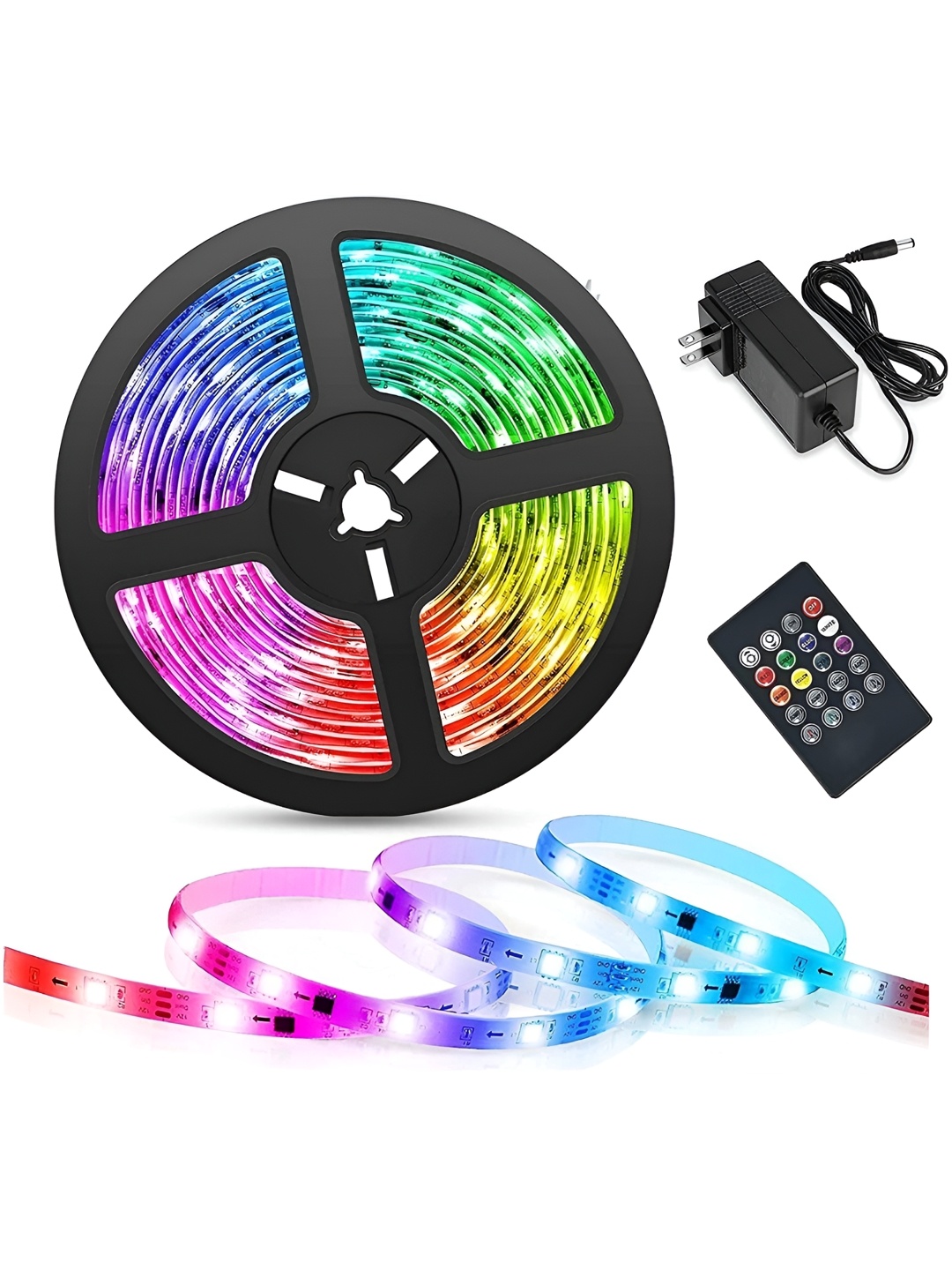 ENORMITY Blue & Pink Rice Shaped String Lights
