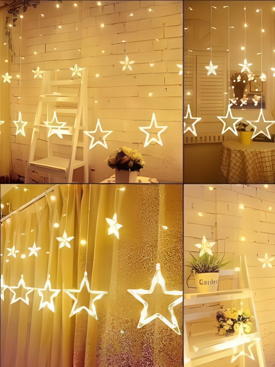 

ENORMITY Yellow Star Shape String Light