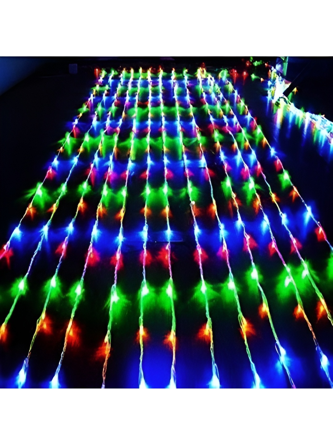 ENORMITY Blue & Green Rice Shape String Lights