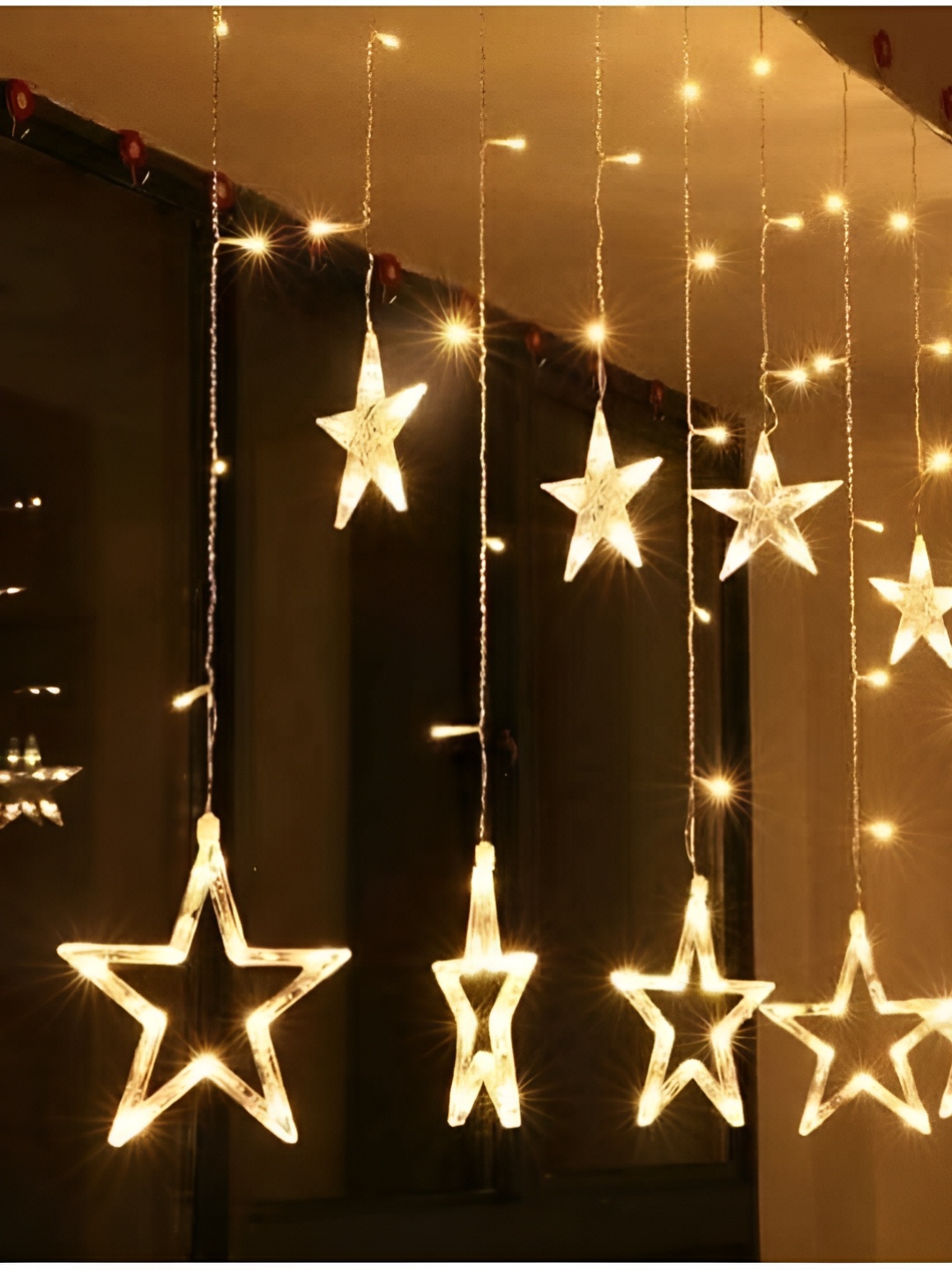 

ENORMITY Yellow Star Shaped String Lights