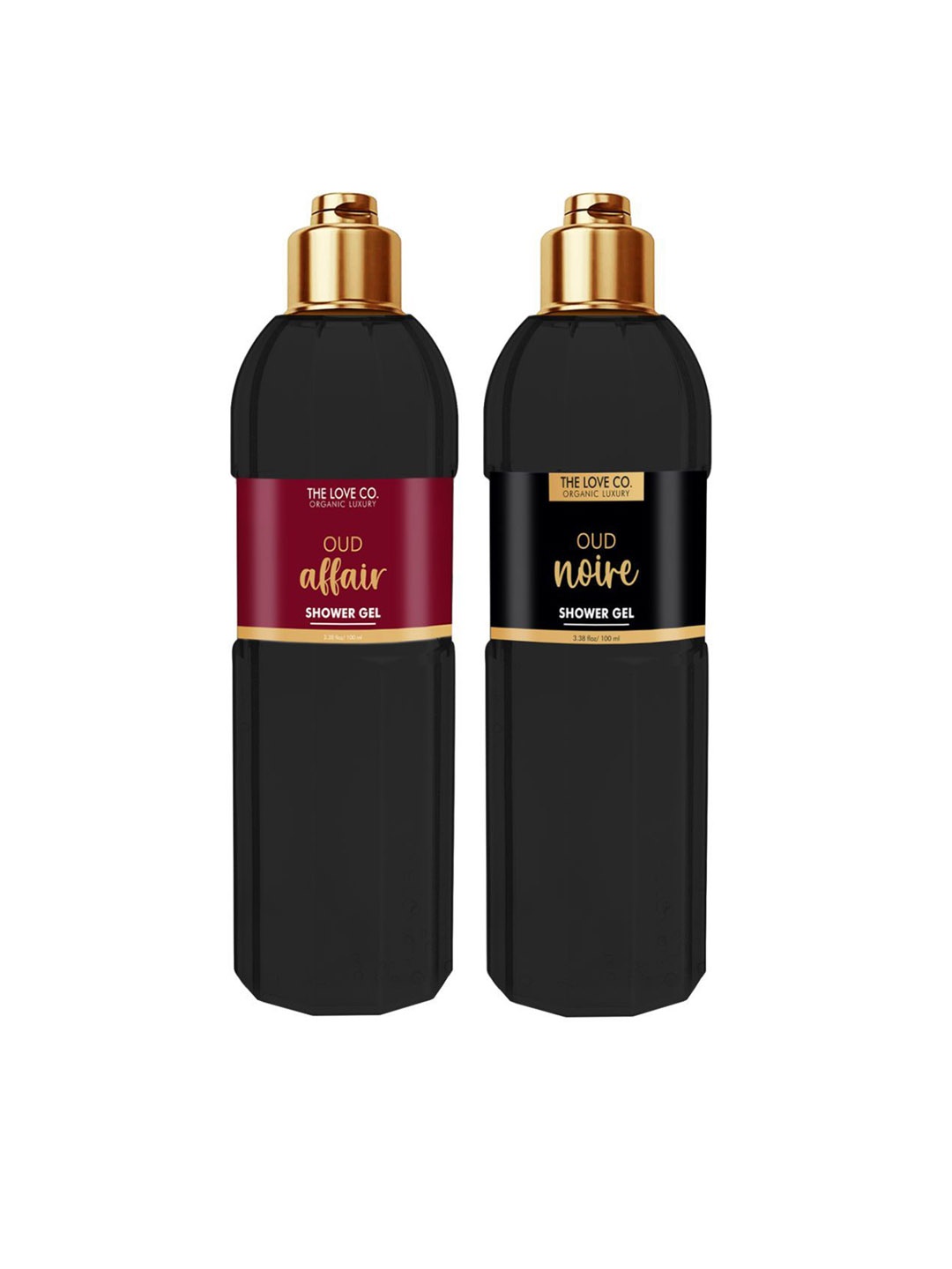 

The Love Co Oud Affair & Oud Noire Body Shower Gel-100ml Each, White