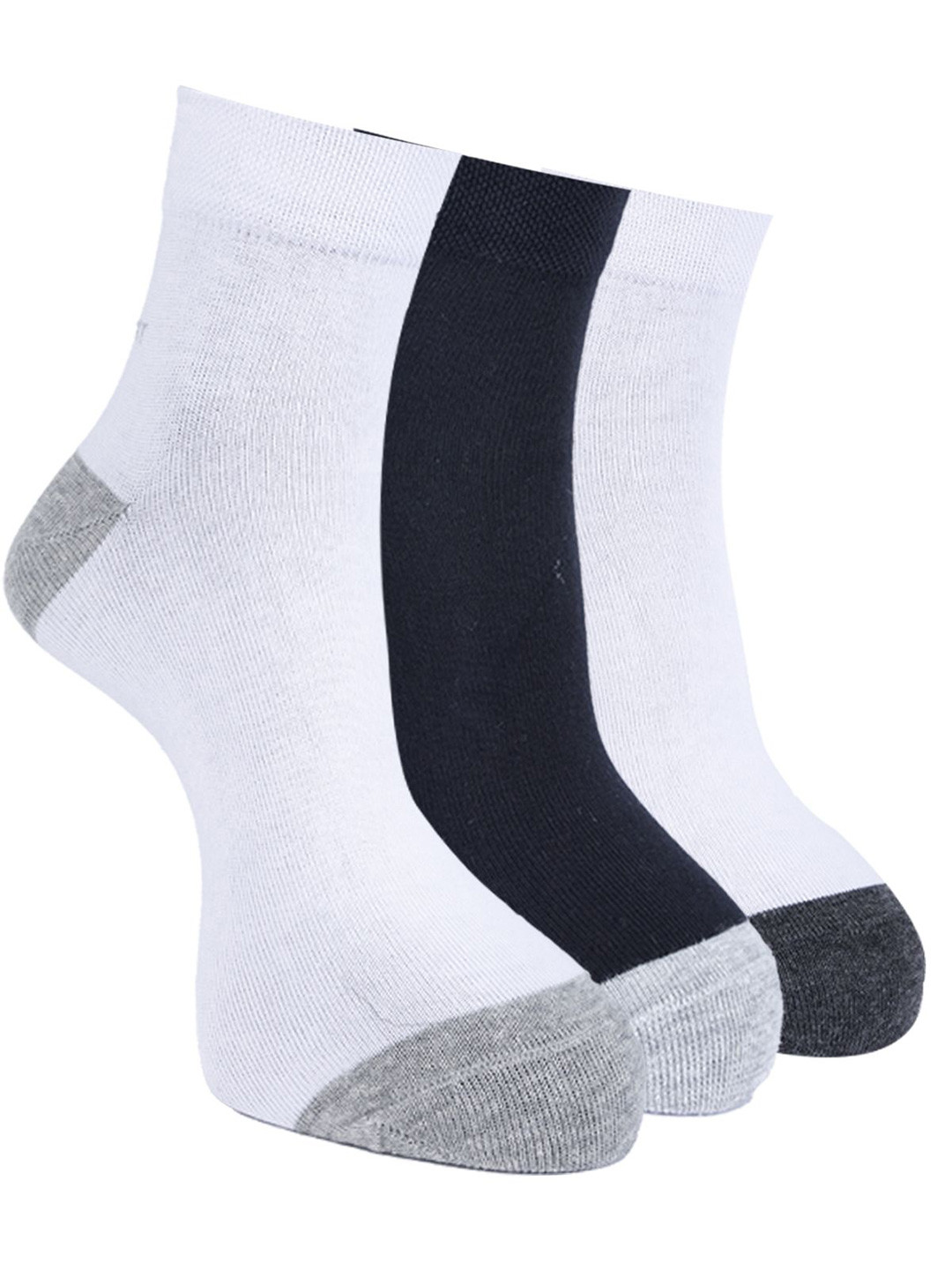 

Force NXT Men Pack Of 3 Cotton Ankle-Length Socks, White
