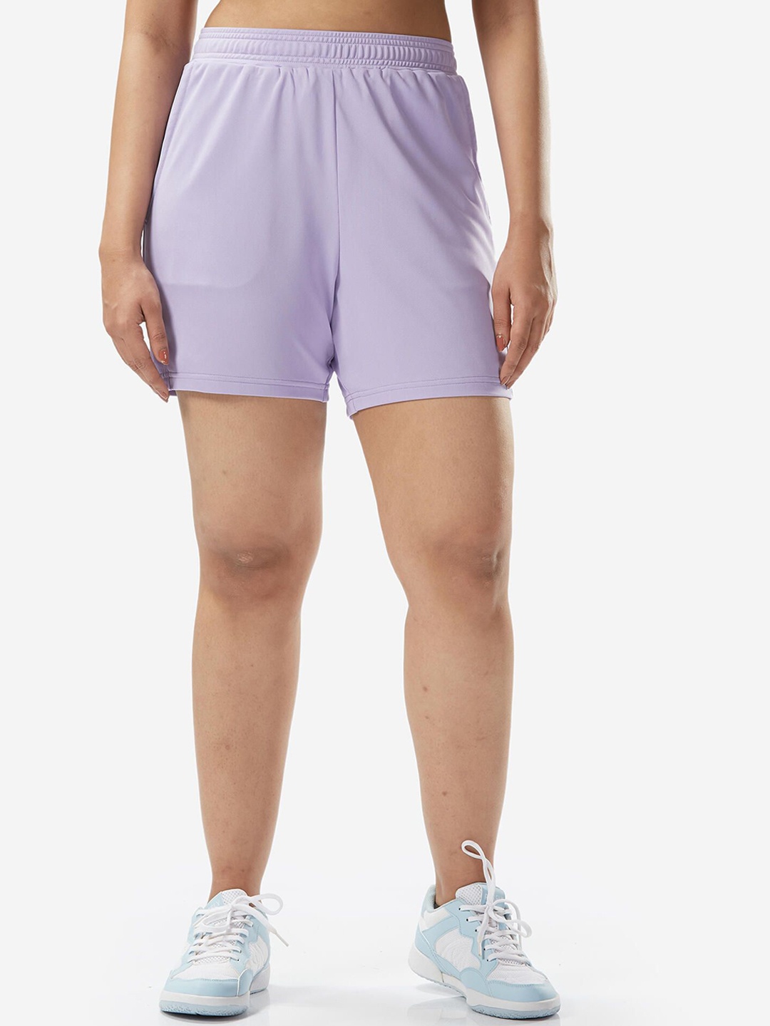 PERFLY By Decathlon Women Purple Quick Drying Badminton Shorts