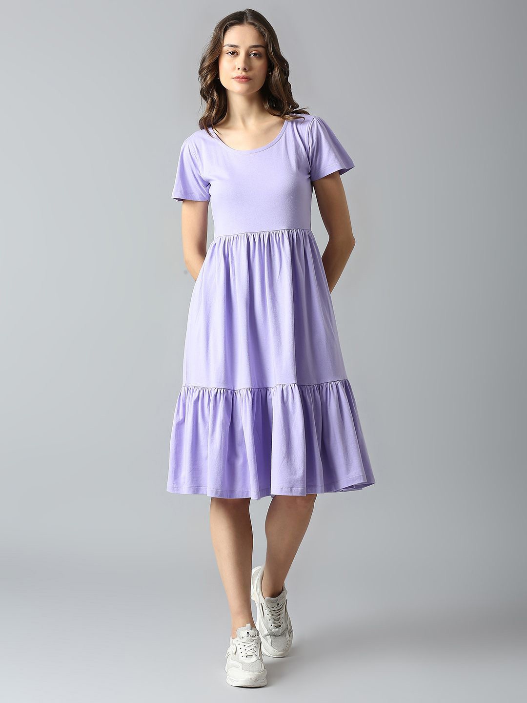 

Dream of Glory Inc Fit & Flare Dress, Purple