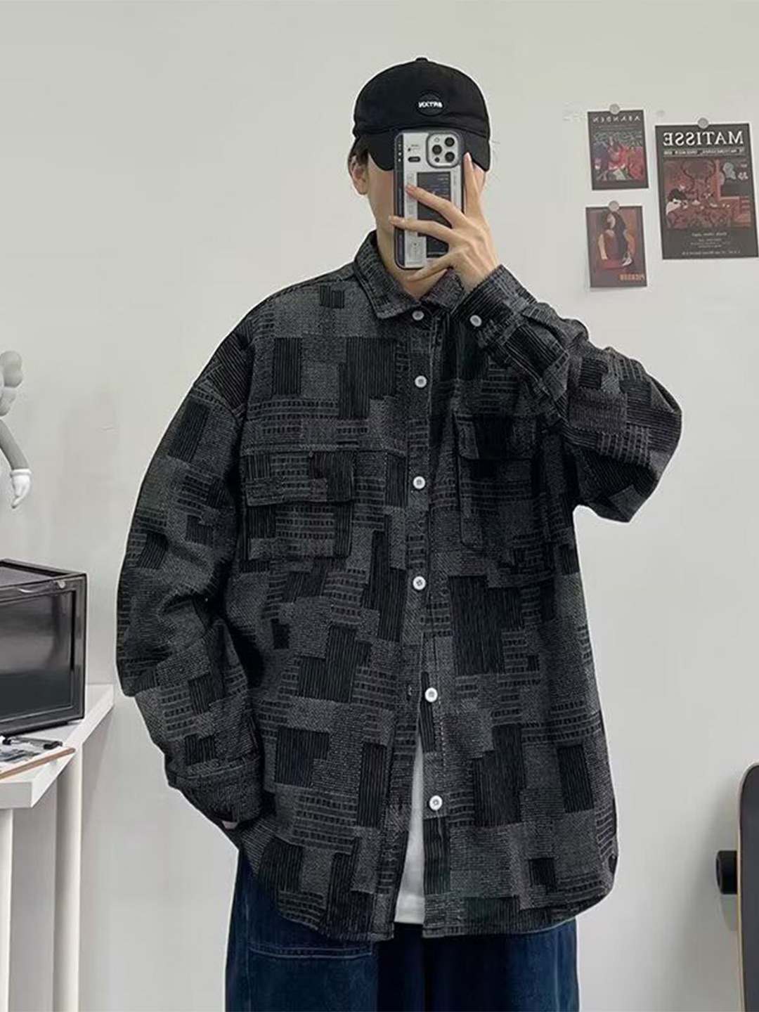 

StyleCast Men Opaque Checked Casual Shirt, Blue