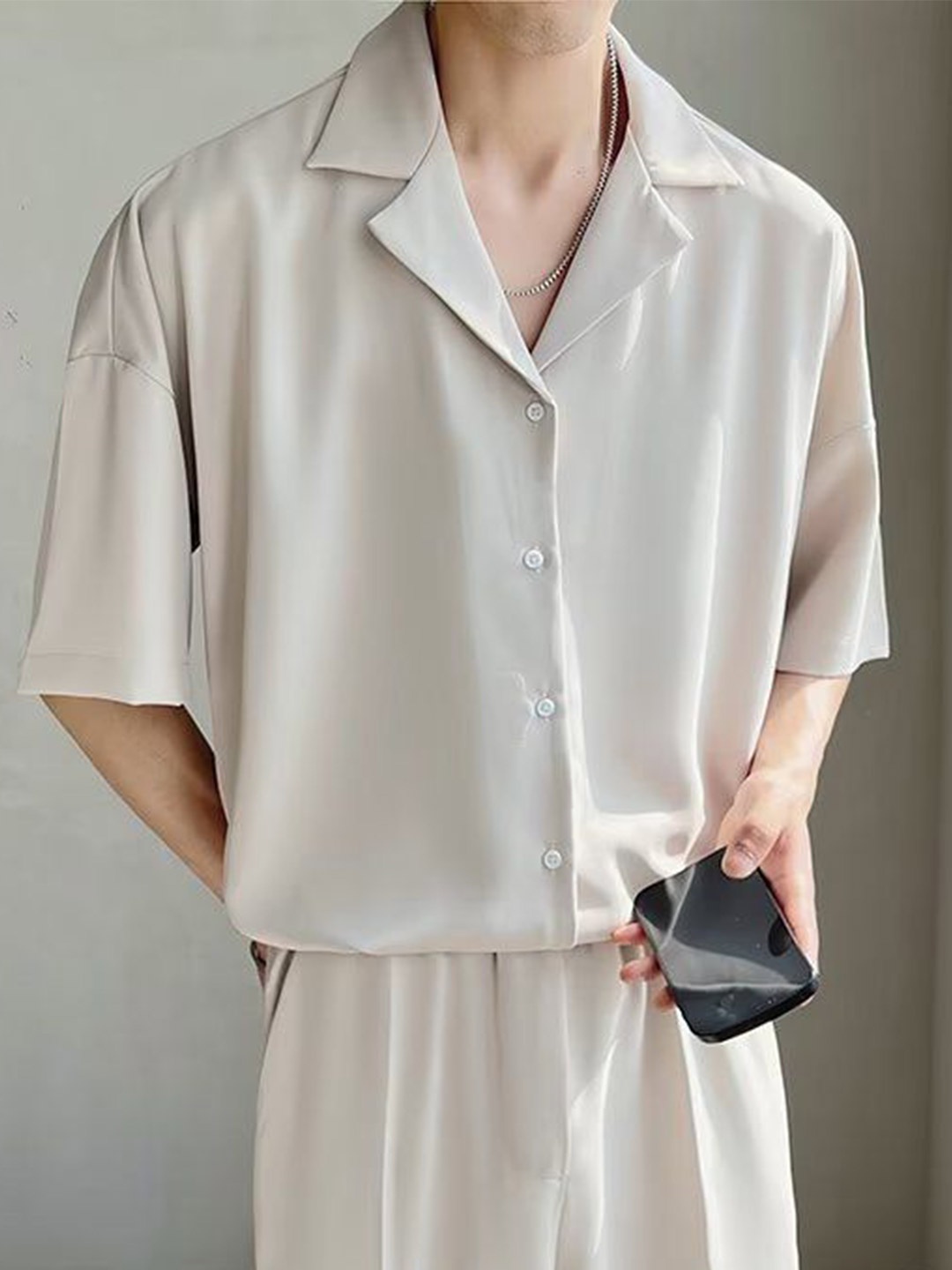 

StyleCast Men Opaque Casual Shirt, Beige