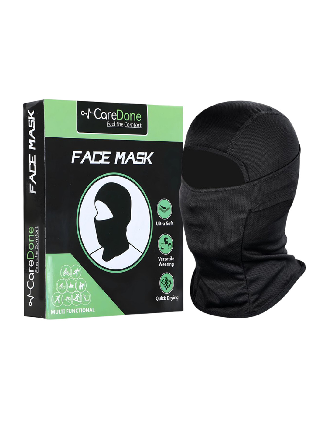 

CareDone Men Bike Riding Dust Protection Headband, Black