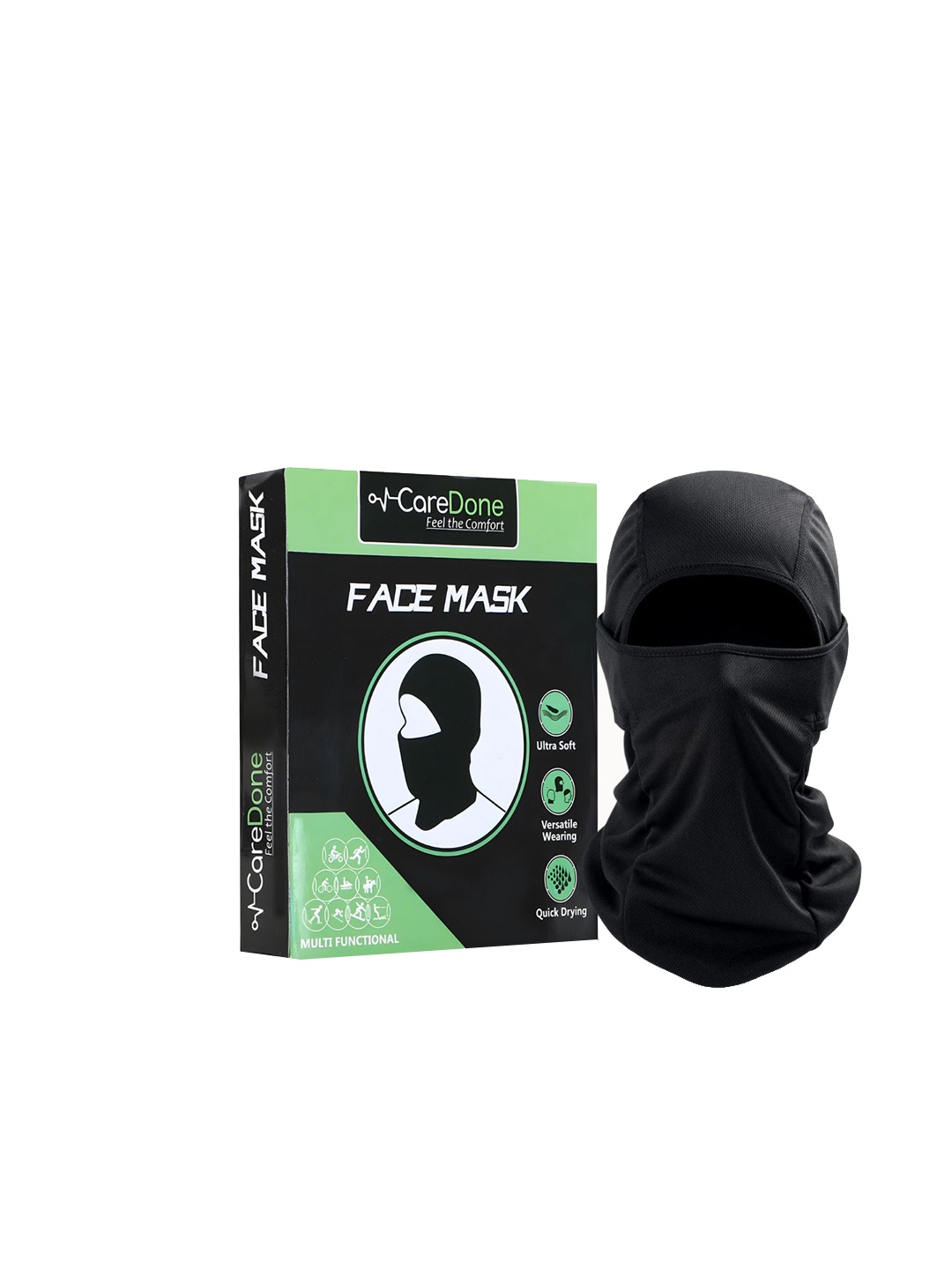

CareDone Men Bike Riding Dust Protection Headband, Black