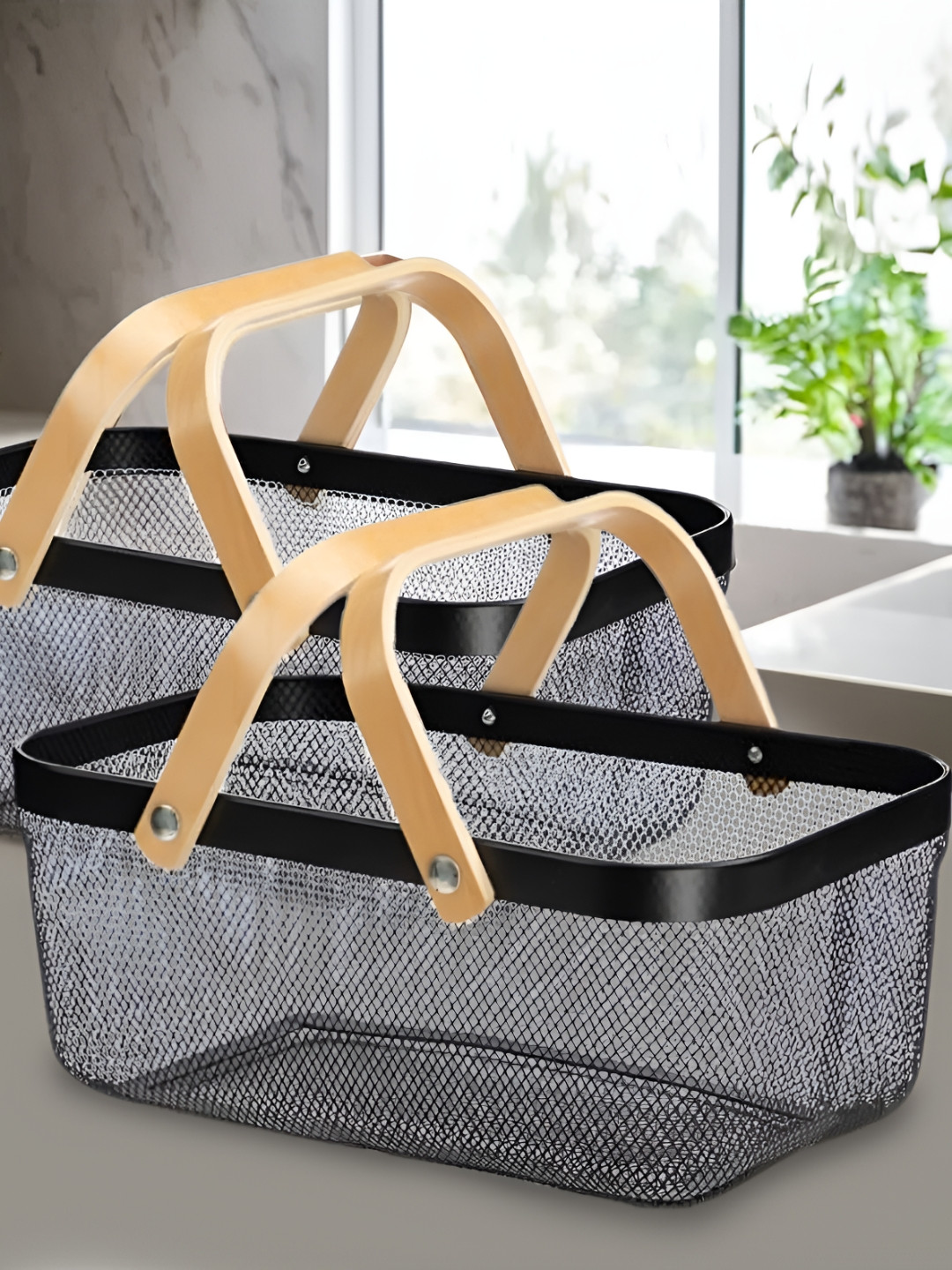 

The Better Home Black Set of 2 Regular Core Organisers