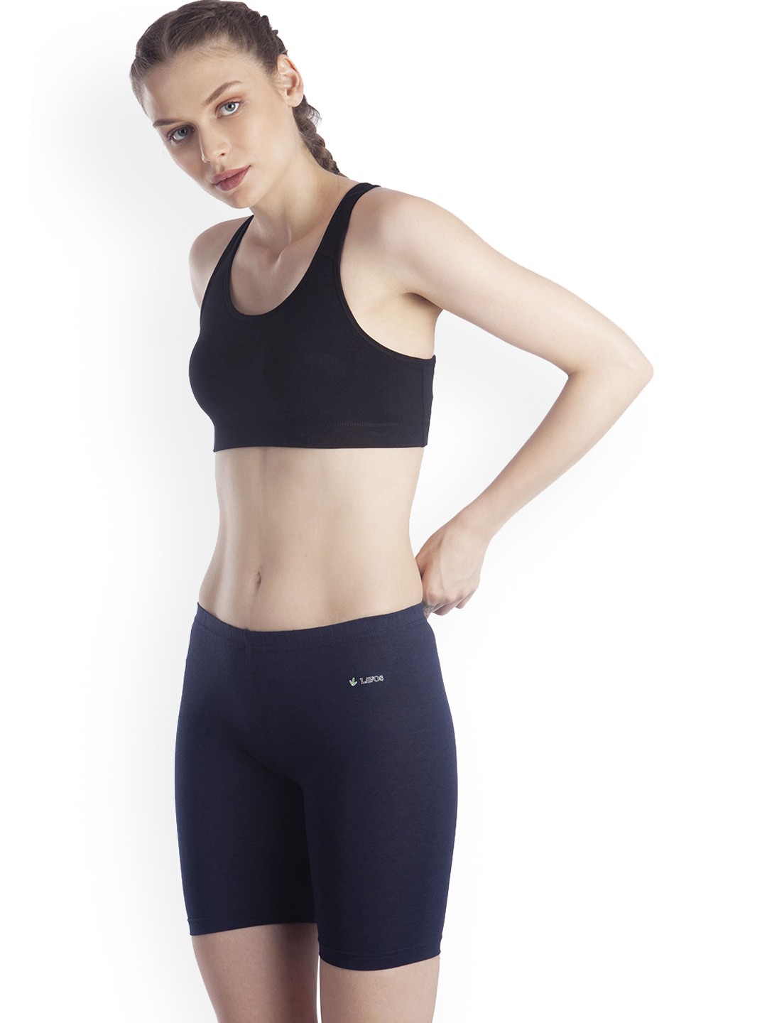 

Lavos Women Under Dress Sports Shorts Tights, Navy blue