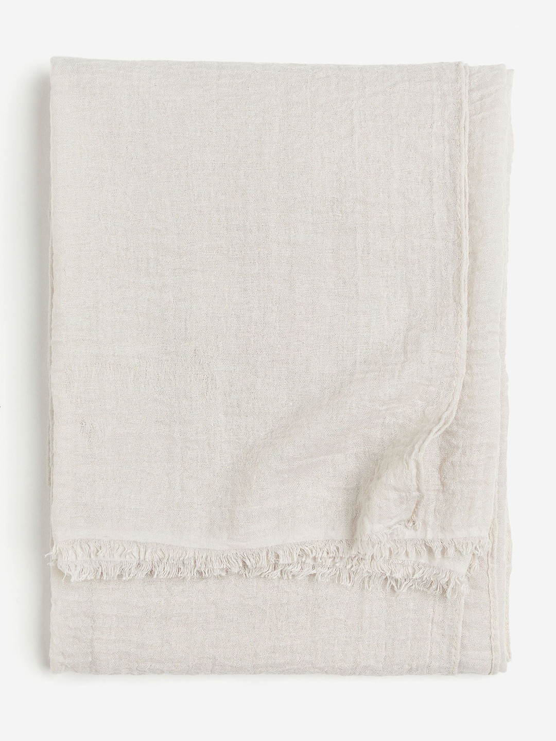 

H&M Fringed Scarves, Beige