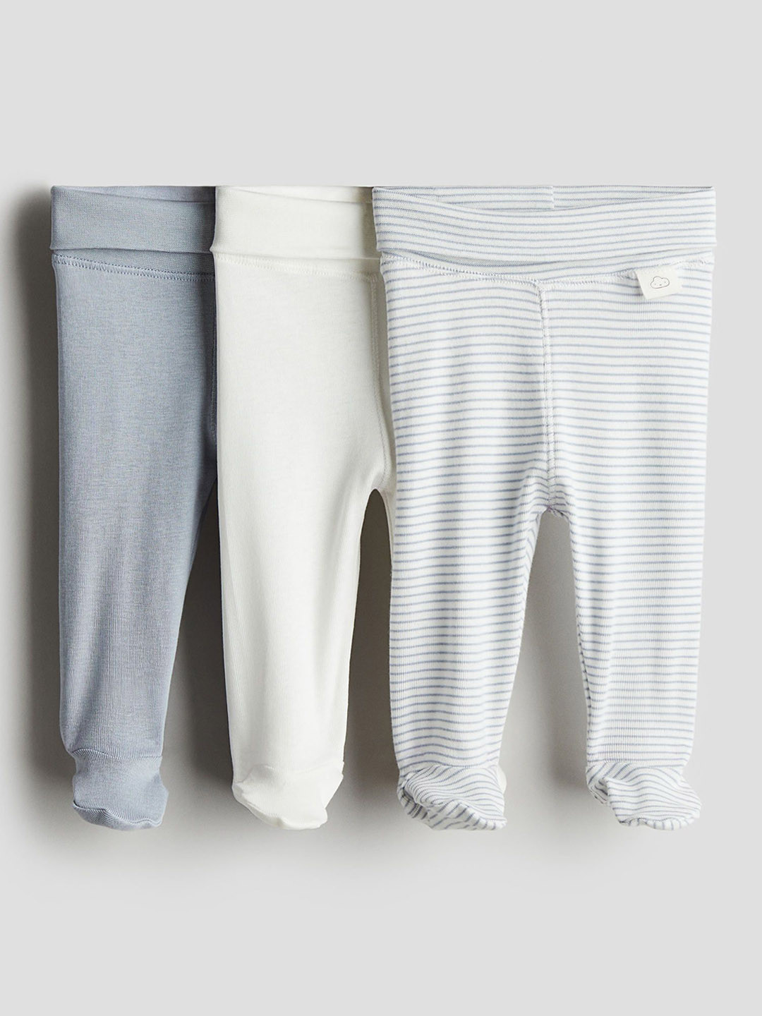 

H&M Infants Boys 3-Pack Trousers, Blue