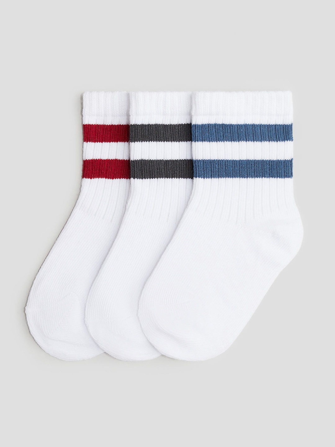

H&M Boys 3-Pack Socks, White