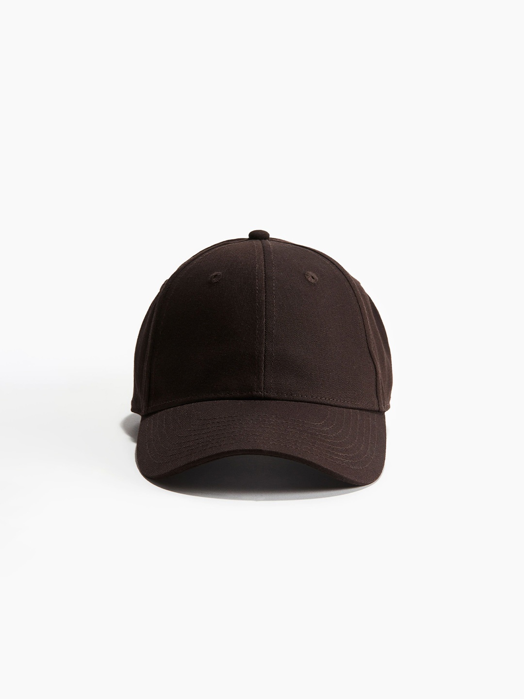 

H&M Men Cotton Twill Caps, Brown