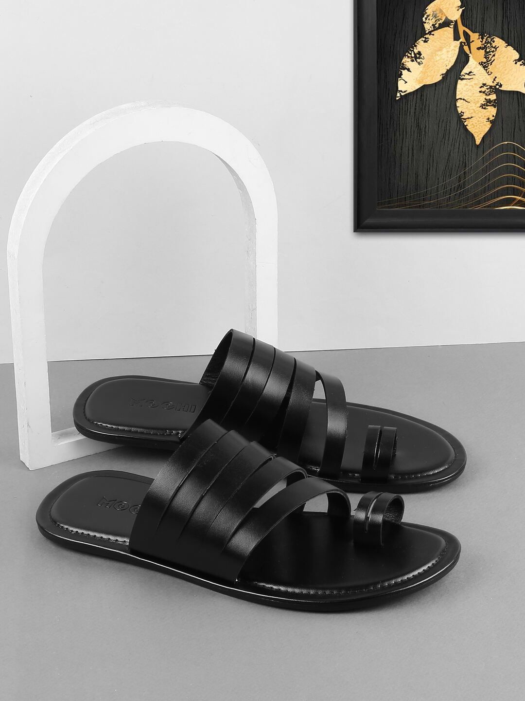 

Mochi Men Comfort Sandals, Black