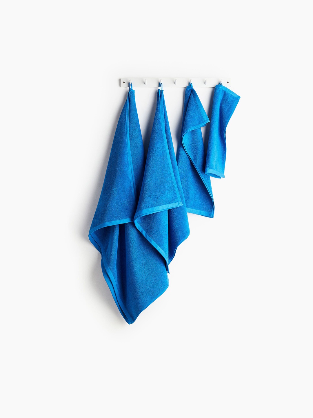 

H&M Blue Terry Guest Towels