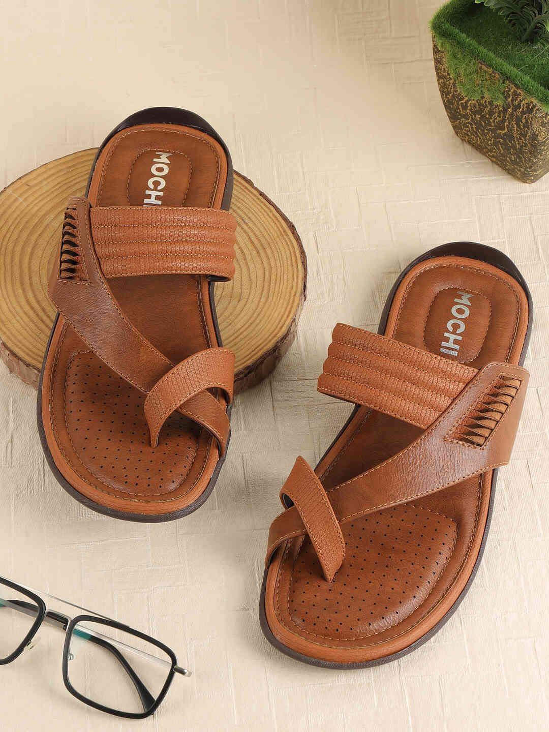 

Mochi Men Comfort Sandals, Tan