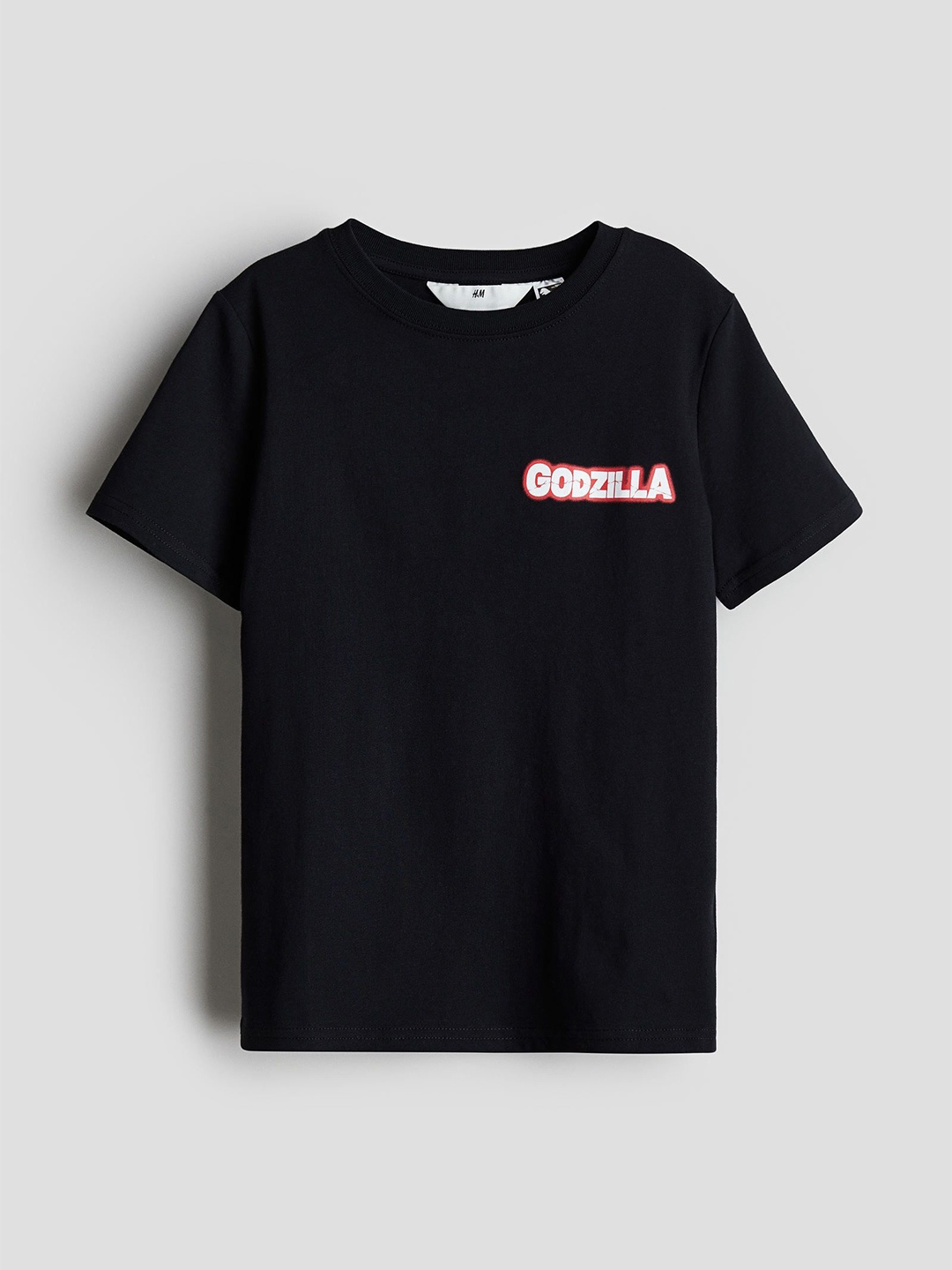 

H&M Boys Printed Tshirts, Black