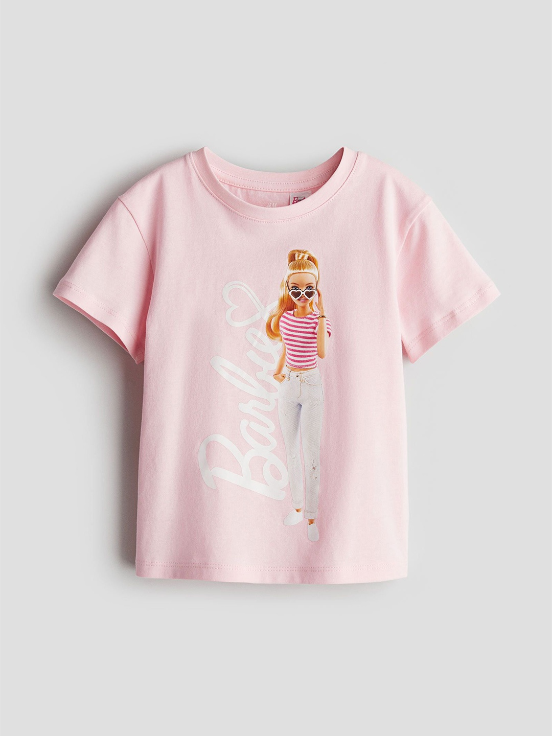 

H&M Girls Printed Tshirts, Pink
