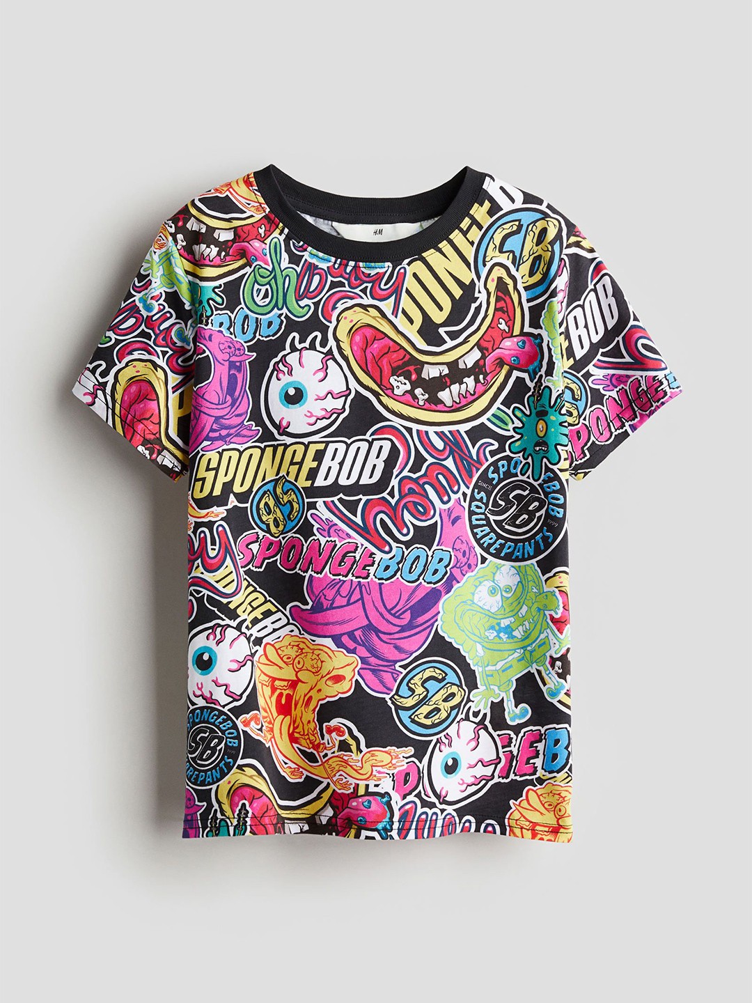 

H&M Boys Printed T-shirt, Black