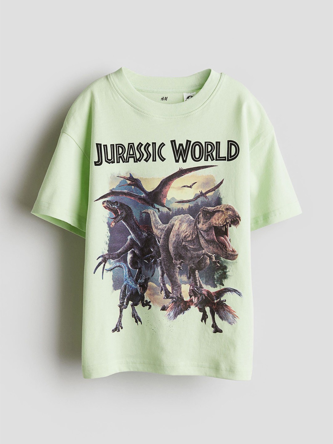 

H&M Boys Printed T-Shirt, Green