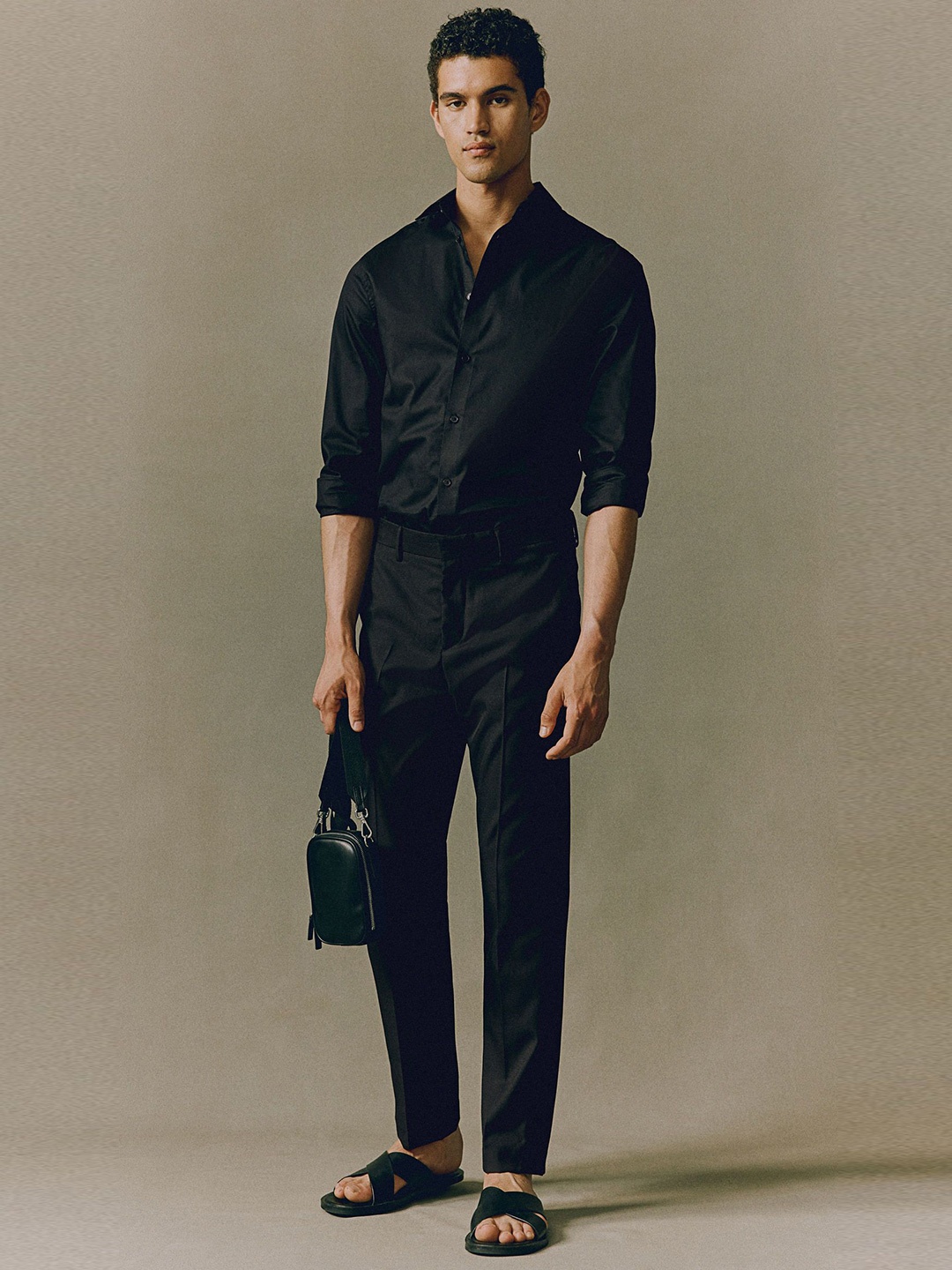 

H&M Slim Fit Shirts, Black