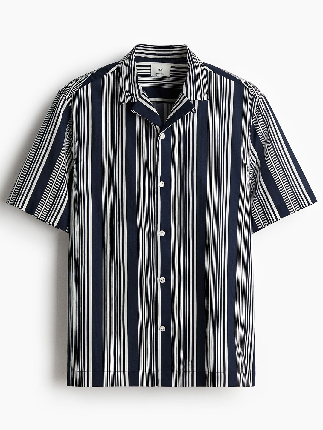 

H&M Men Printed Resort Shirts, Blue