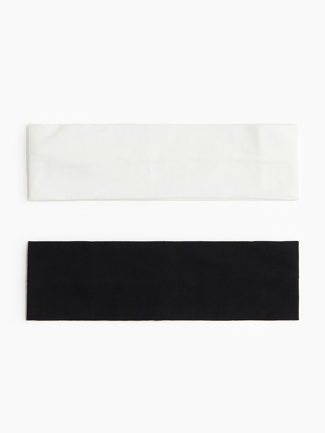 

H&M 2-Pack Jersey Headbands, Black