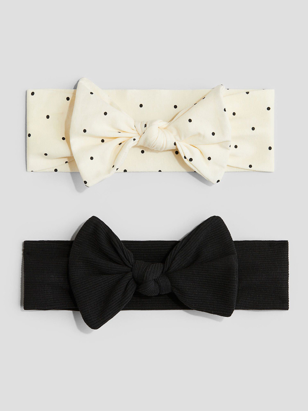 

H&M Girls 2- Pack Bow-Detail Hairbands, White