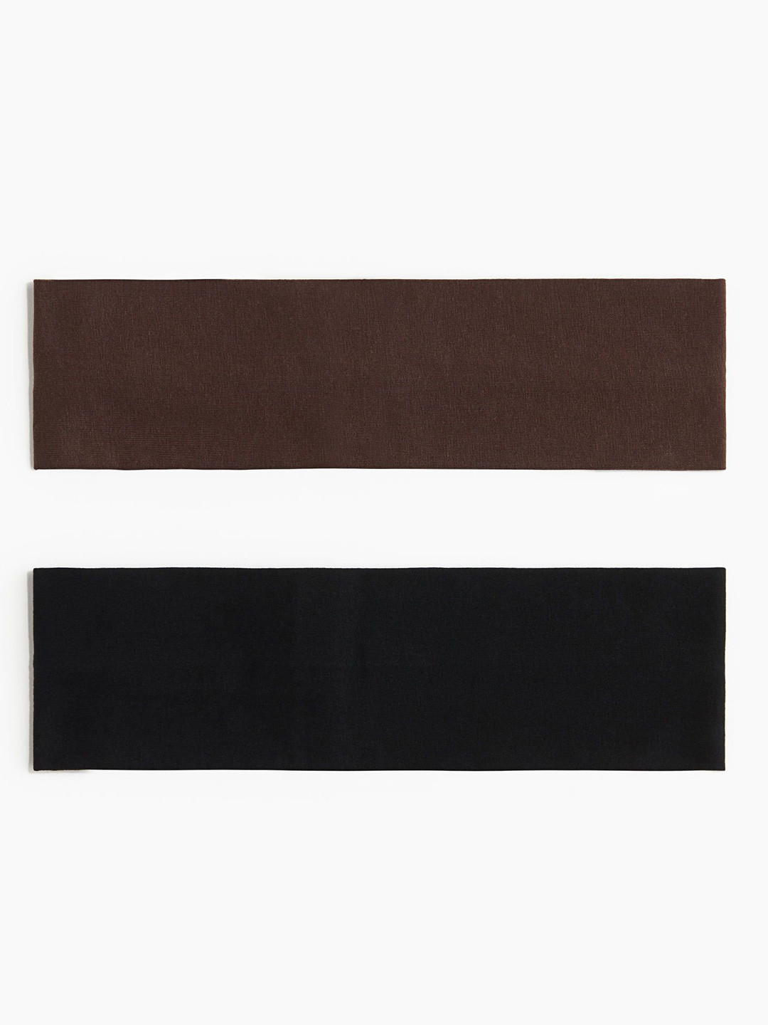

H&M 2-Pack Jersey Headbands, Brown