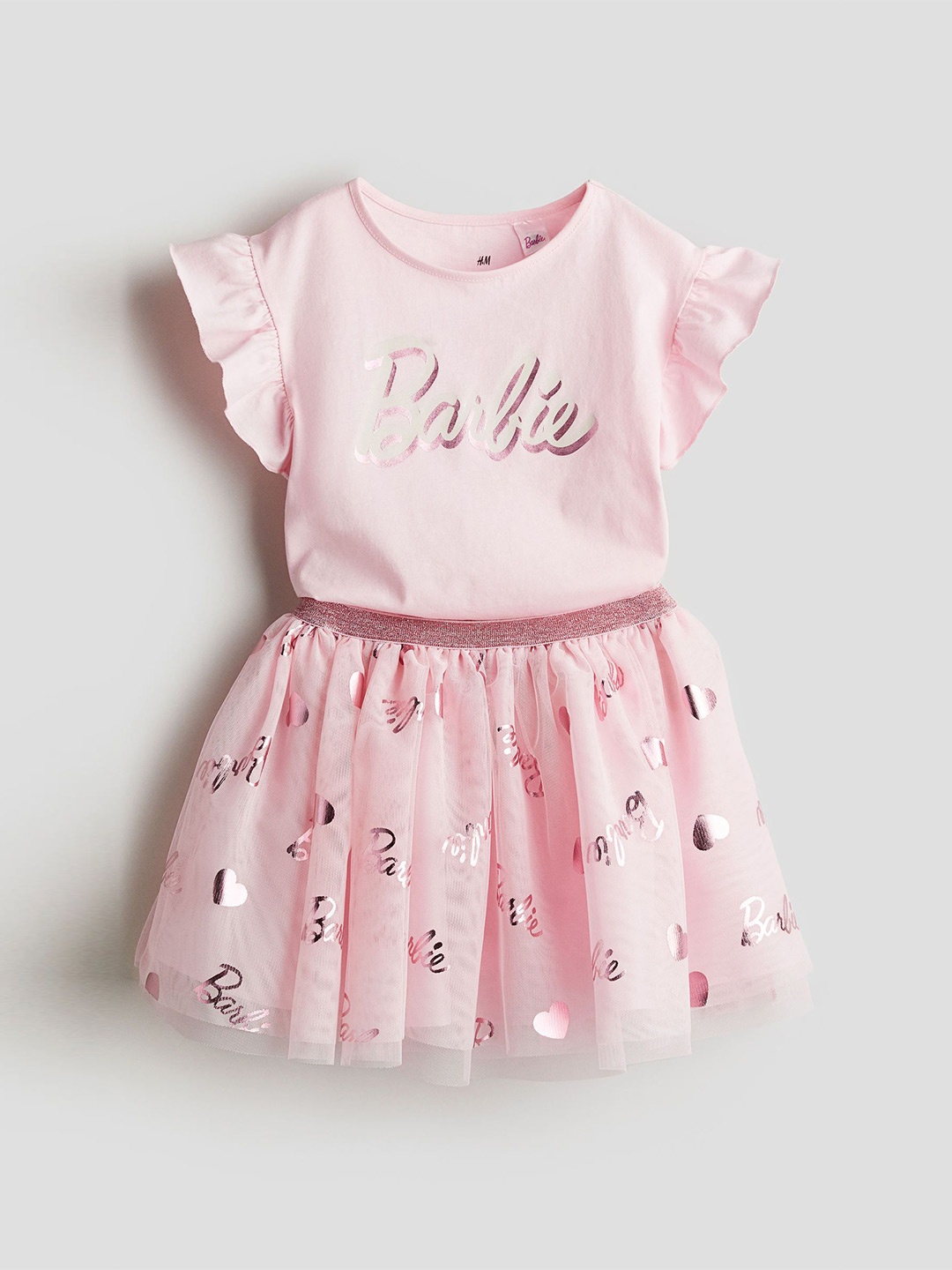

H&M Girls 2-Piece Tulle Set, Pink