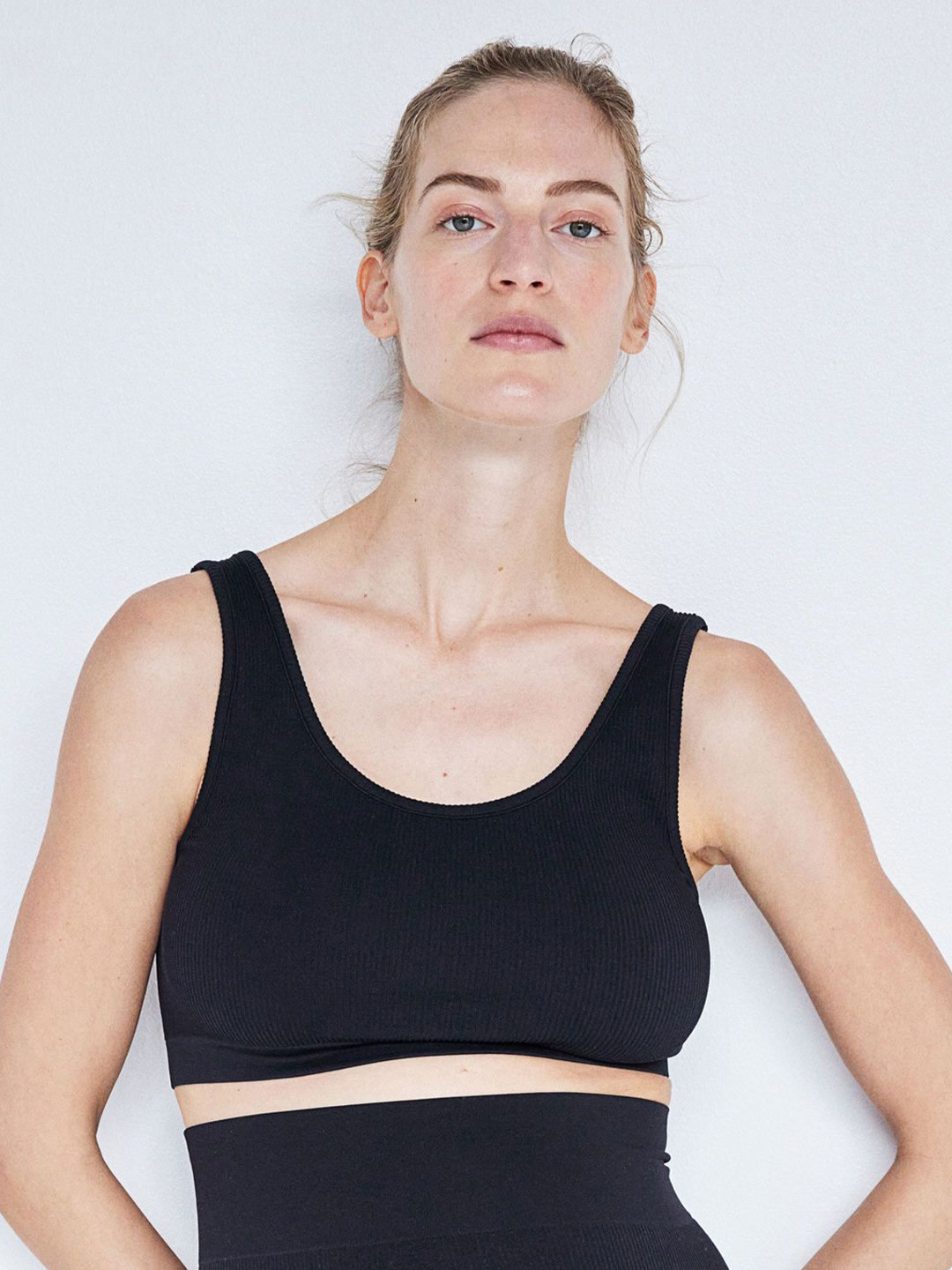 

H&M 2-Piece Seamless Set, Black