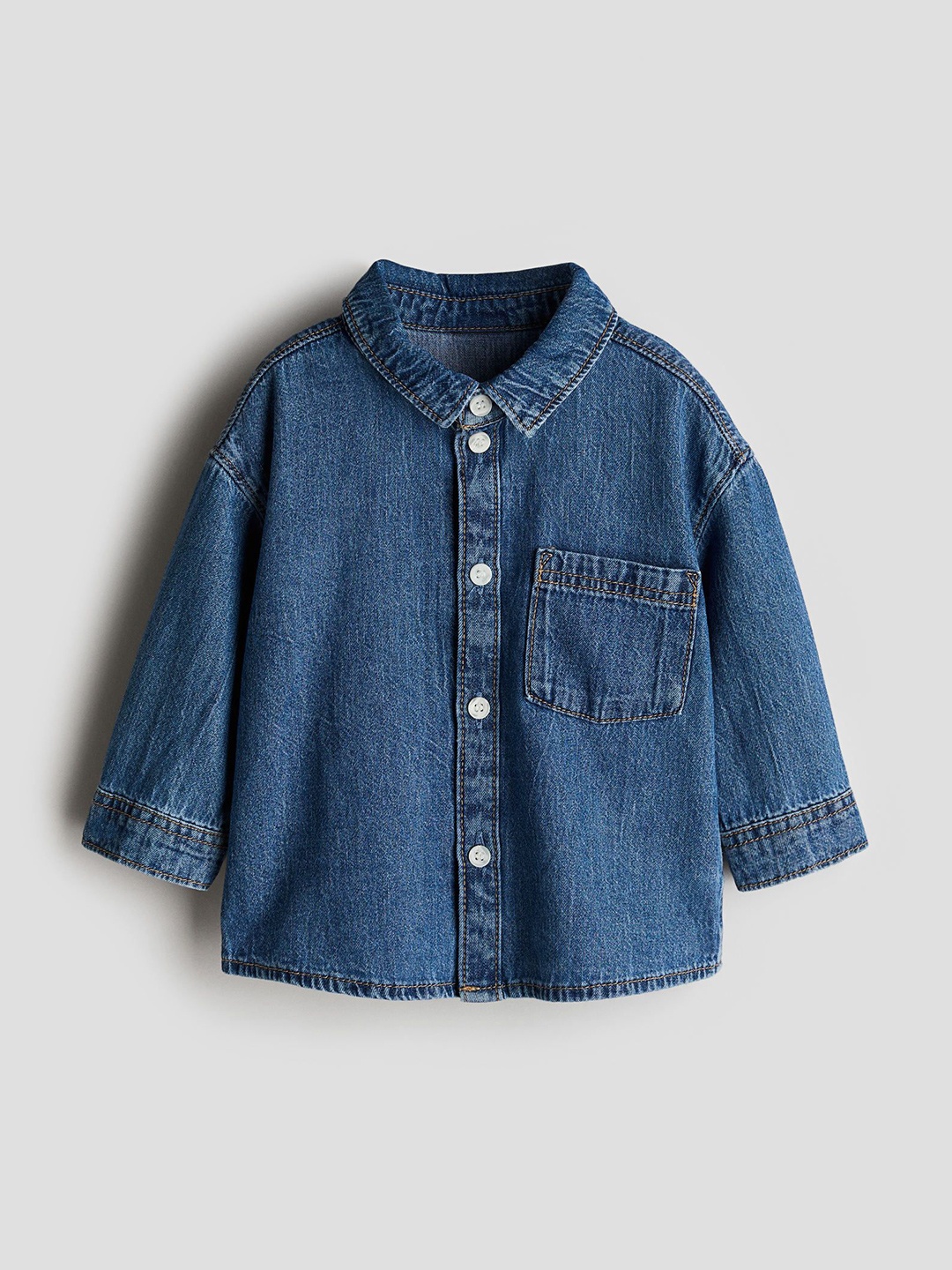

H&M Boys Denim Shirt, Blue