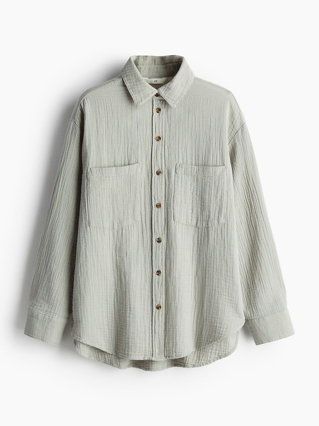 

H&M Cotton Shirt, Green