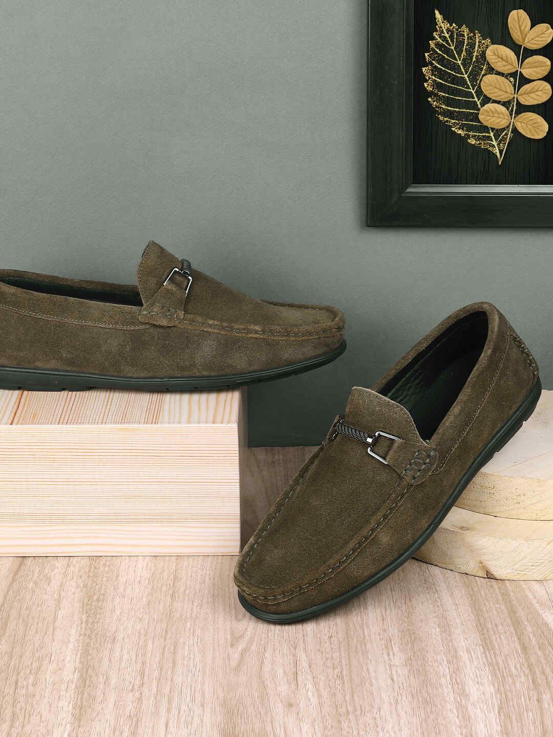 

Metro Men Driving Shoes, Olive