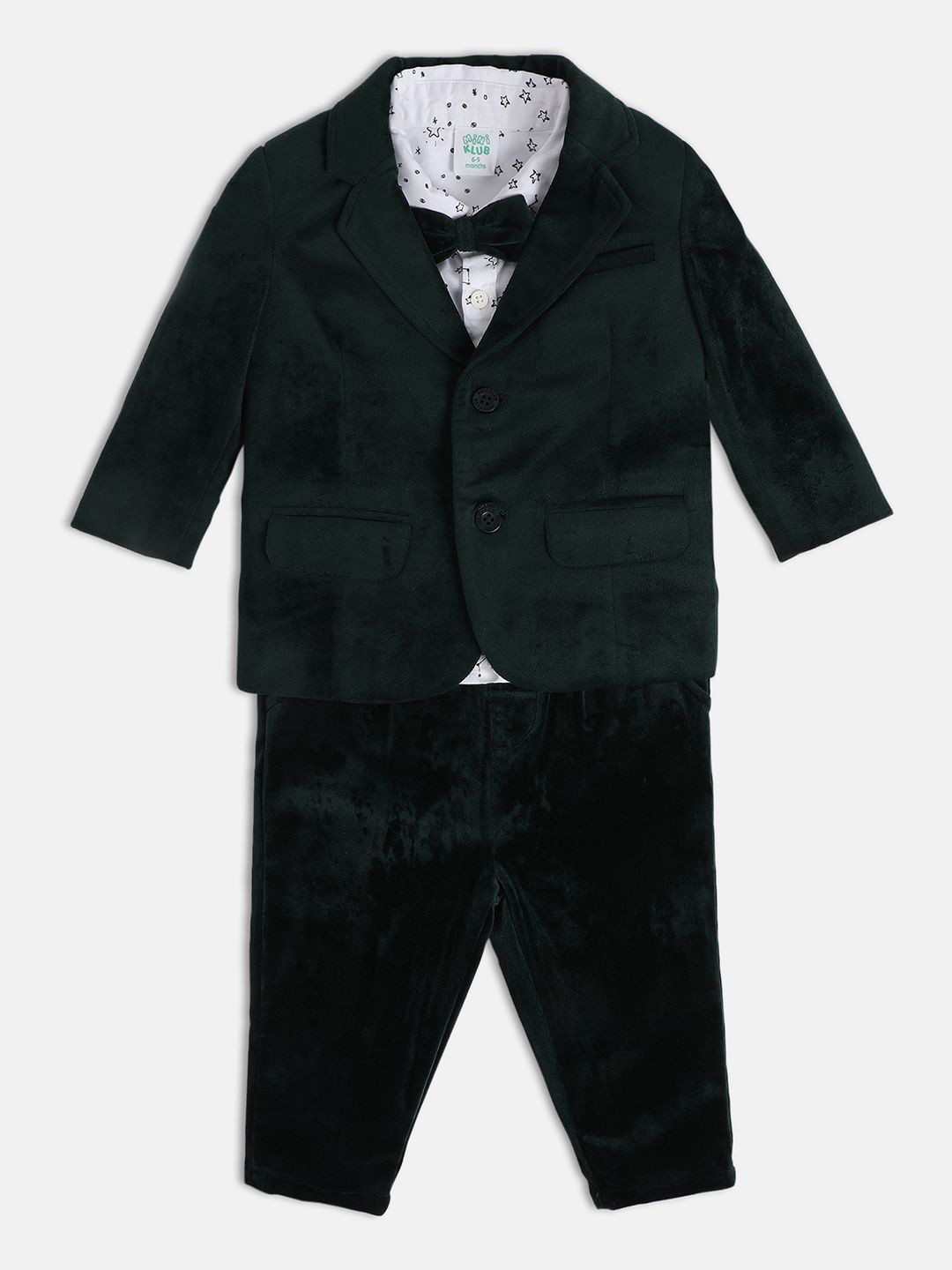

MINI KLUB Single-Breasted 3-Piece Suits, Green