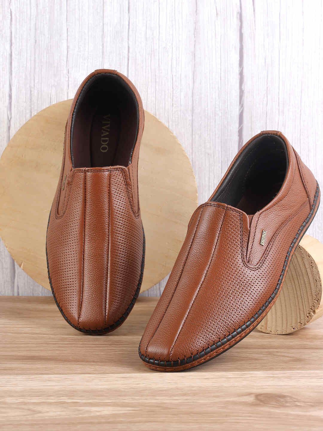 

WALKWAY by Metro Men Formal Slip-Ons, Tan