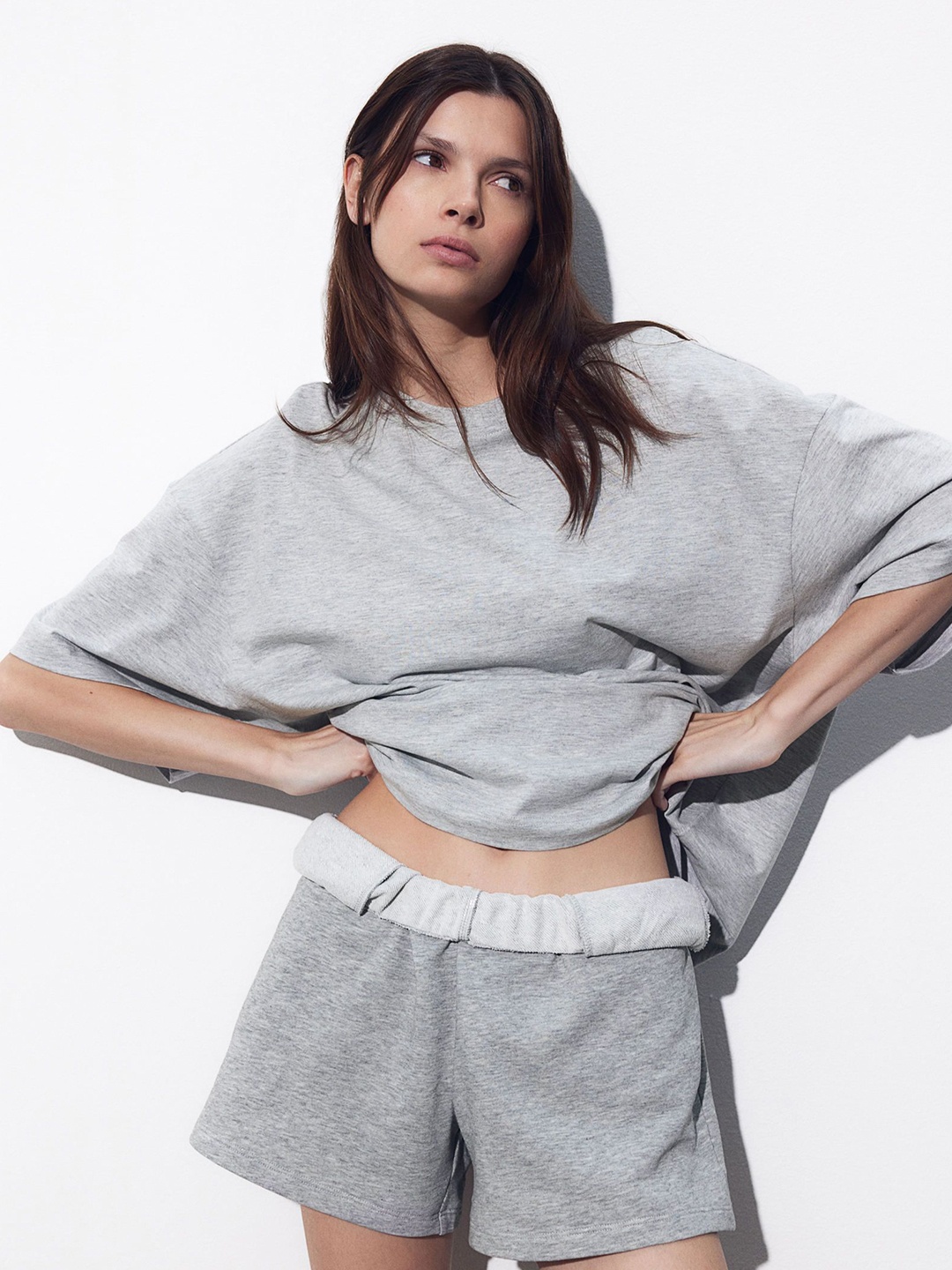 

H&M Oversized T-Shirt, Grey