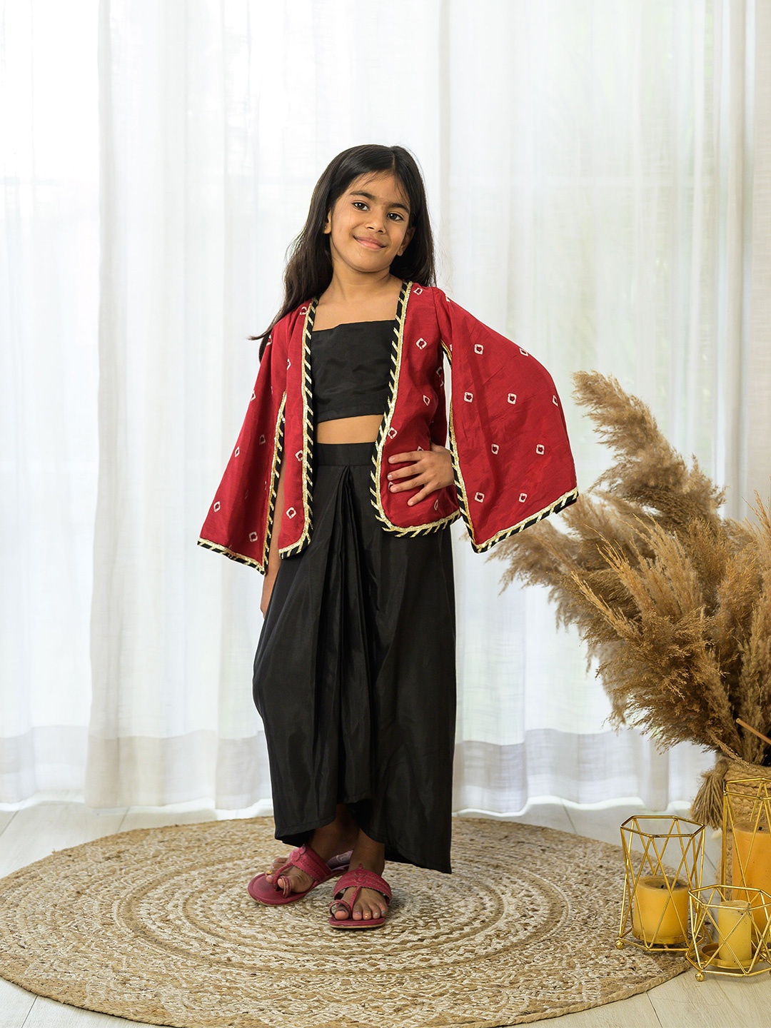 

Fairies Forever Girls Ready to Wear Lehenga &, Black